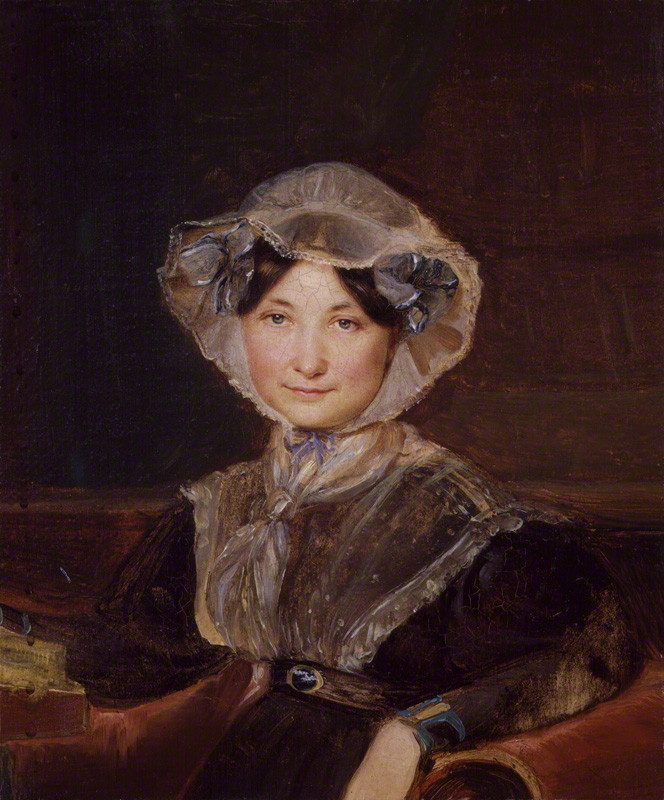 Frances Trollope ca 1832 by Auguste Hervieu  National Portrait Gallery London 3906